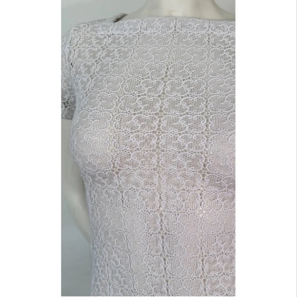 SOLD Azzedine Alaïa bodycon lace mini dress. - Picture 4 of 9